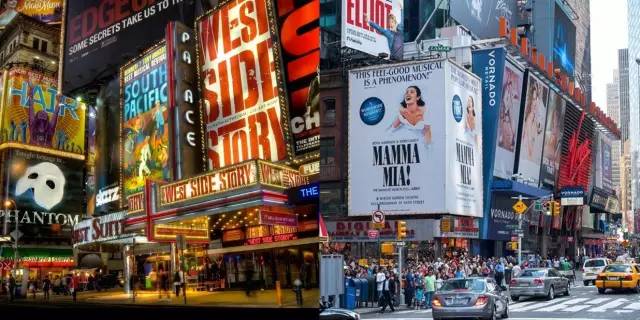 纽约旅游必去的十大景点8--百老汇（Broadway)